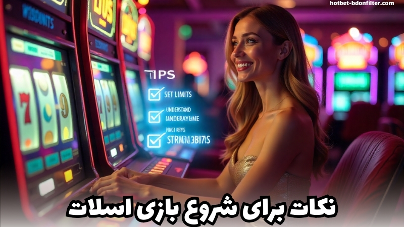 نکات قبل از شرط بندی بازی اسلات