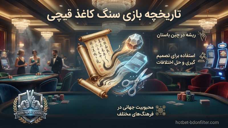 تاریخچه بازی سنگ کاغذ قیچی‌