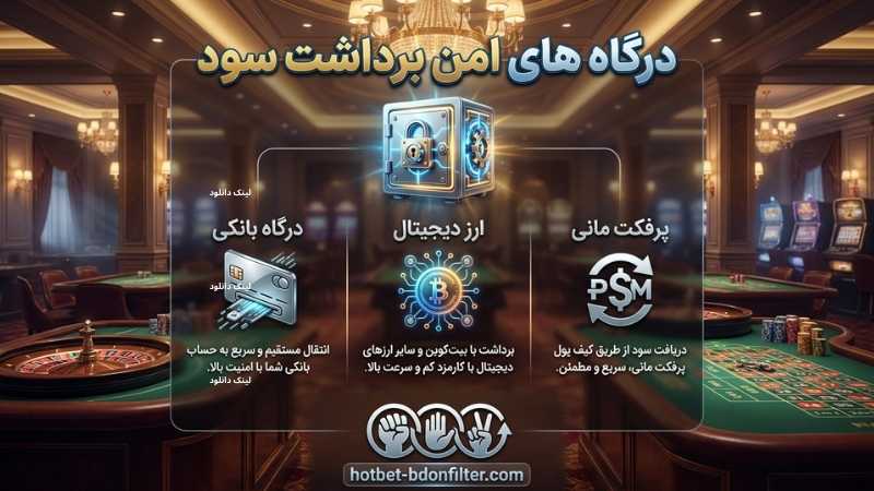 درگاه های امن برداشت سود شرط بندی سنگ کاغذ قیچی