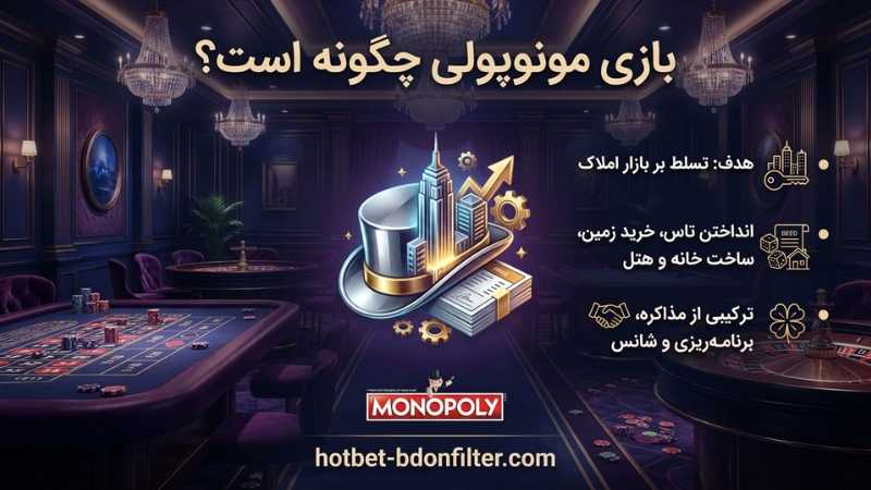 بازی مونوپولی چگونه است؟