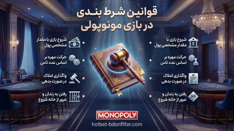 قوانین شرط بندی در بازی مونوپولی