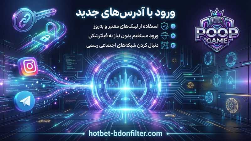 ورود با آدرس های جدید به این سایت ها