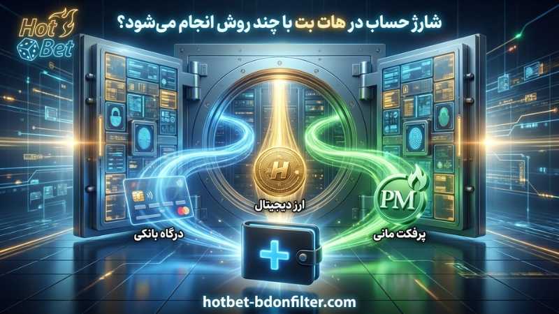 شارژ حساب در هات بت با چند روش انجام می شود؟