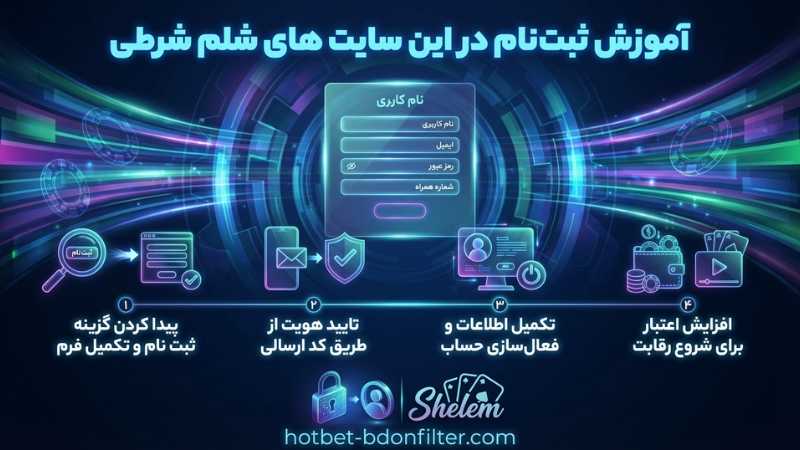 آموزش ثبت نام در این سایت های شلم شرطی